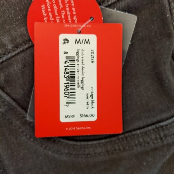 Spanx black medium women's jeggings tights - Picture 4 of 5